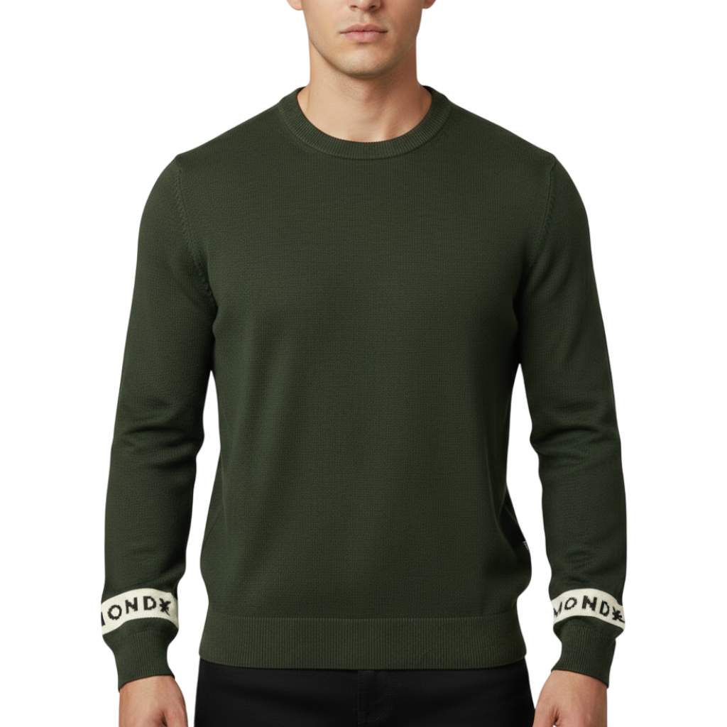 Maglia Uomo RICHMOND Bande Manica Forest – Saiavogue
