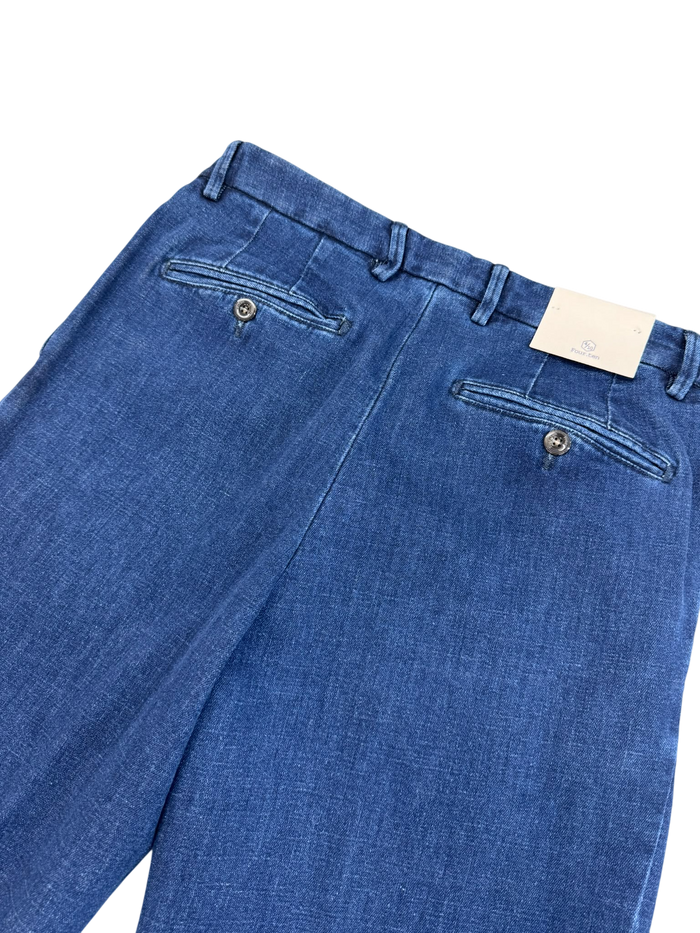 Pantalone Uomo FOUR.TEN  in Jeans Cotonato Denim