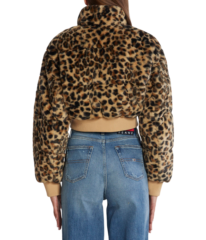 Giubbotto Donna TOMMY HILFIGER JEANS Cropped Pelliccia