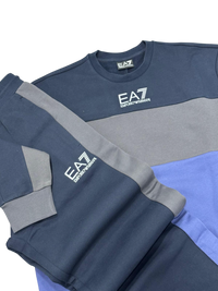 Tuta Uomo EA7 Emporio Armani Block Logo Catarifrangente