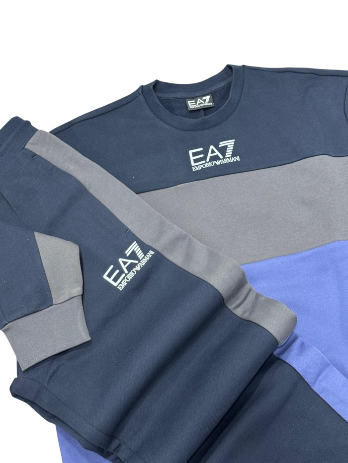 Tuta Uomo EA7 Emporio Armani Block Logo Catarifrangente