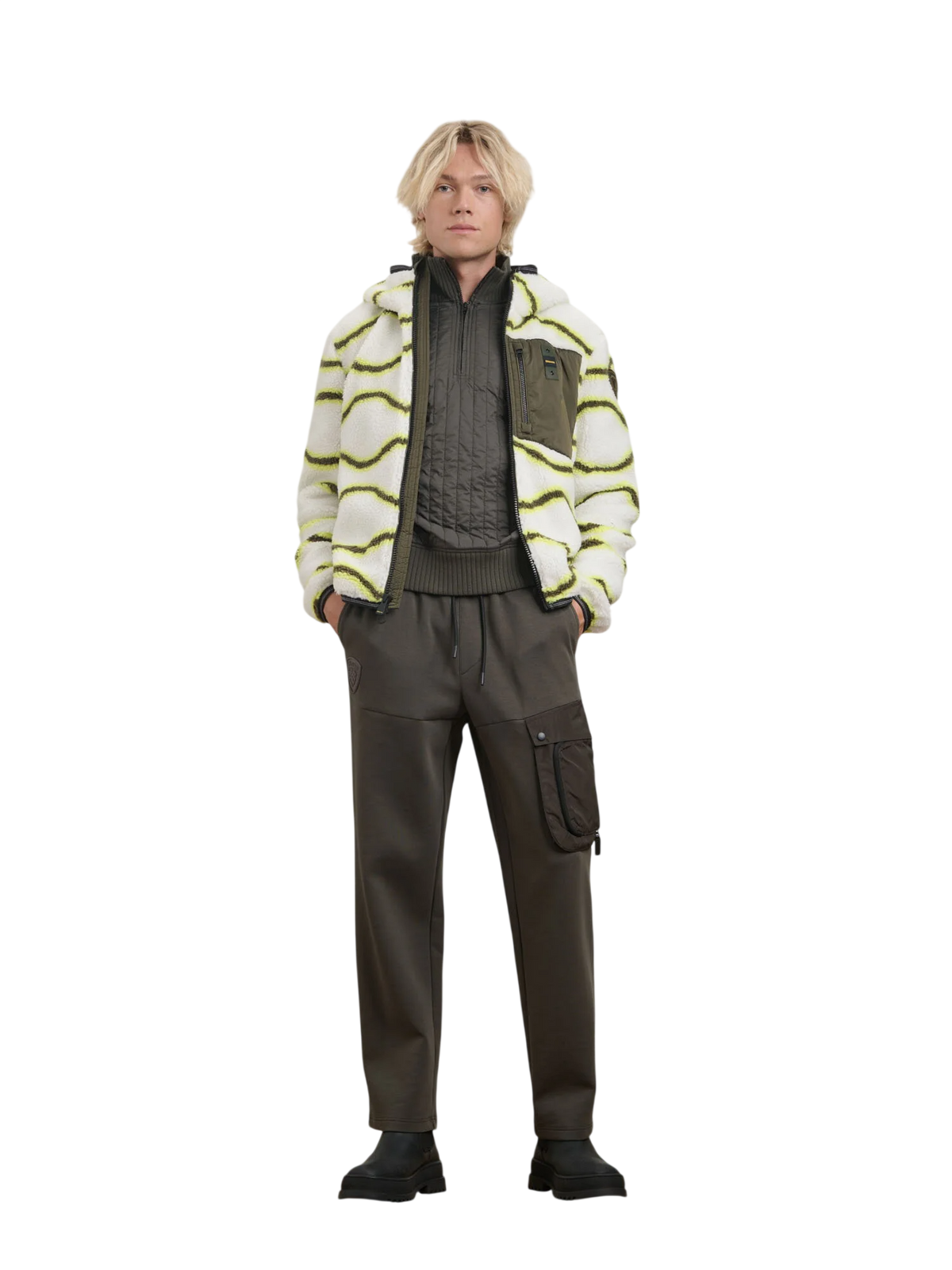 Giubbino Uomo BLAUER Pinedale in Pile