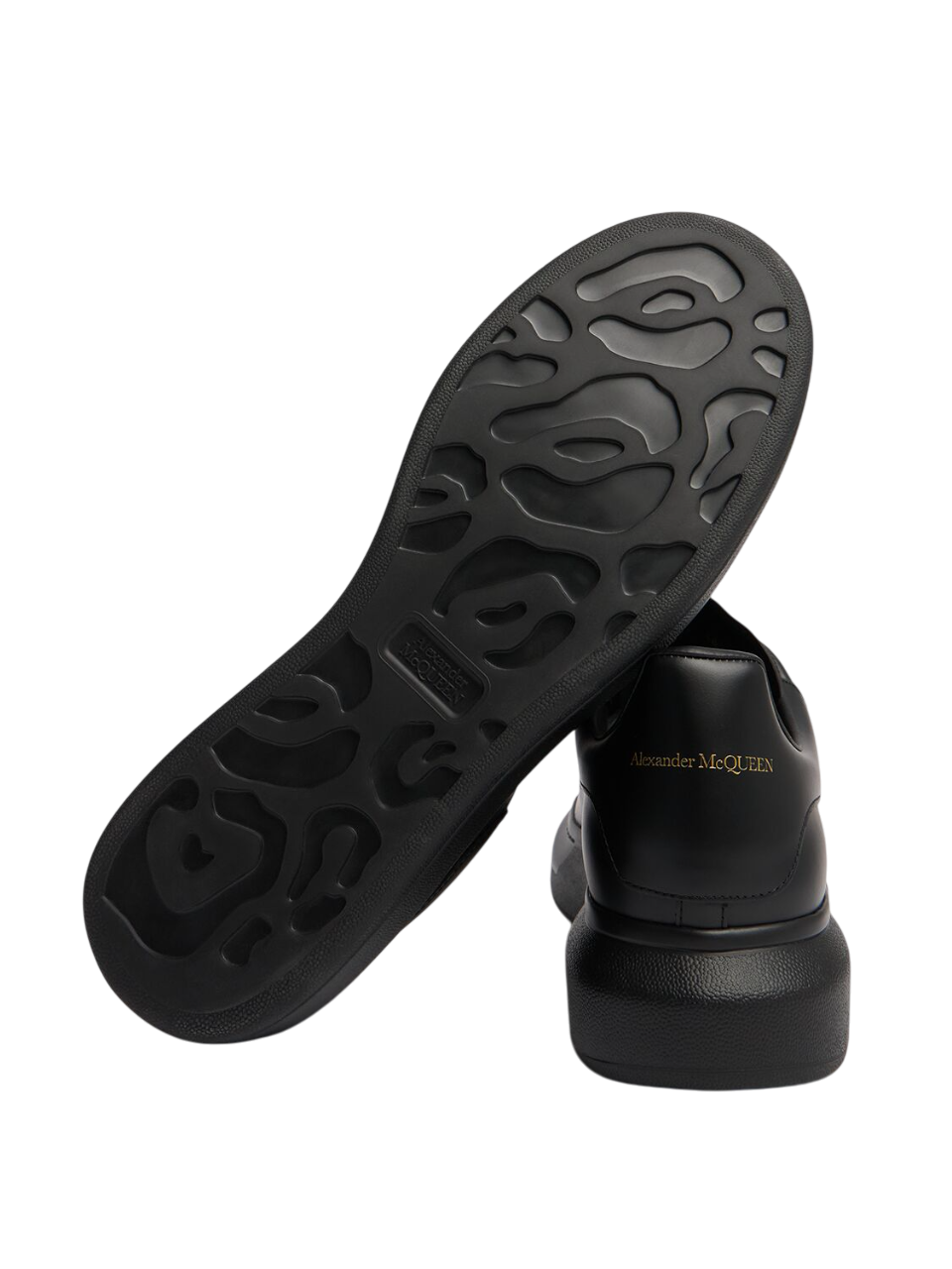 Scarpe Uomo McQUEEN Totale Black Oversize in Pelle