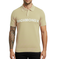 Polo Uomo RICHMOND Mezza Manica Rise Milk