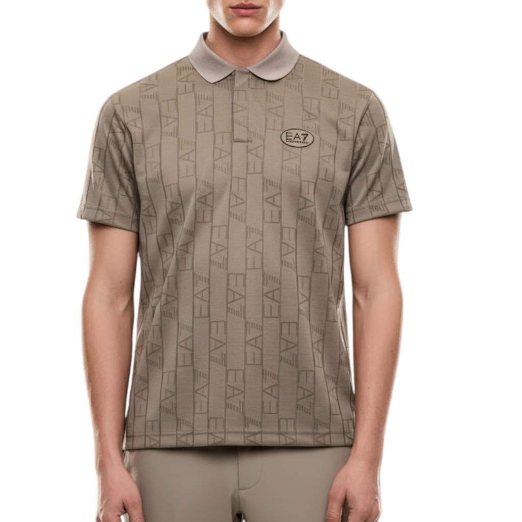 Polo Uomo Ea7 Emporio Armani in Tessuto Tecnico