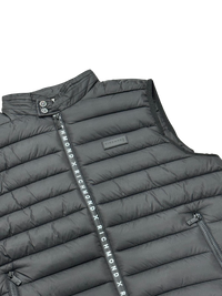 Smanicato Uomo Richmond X Gilet Zip Logo Black