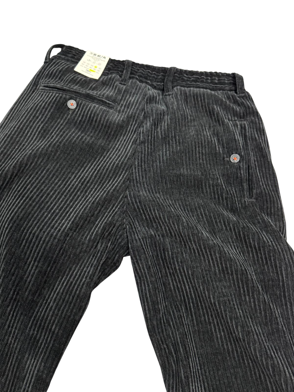 Pantalone Uomo BERNA In Velluto Polsini NERO