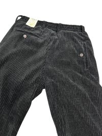 Pantalone Uomo BERNA In Velluto Polsini NERO