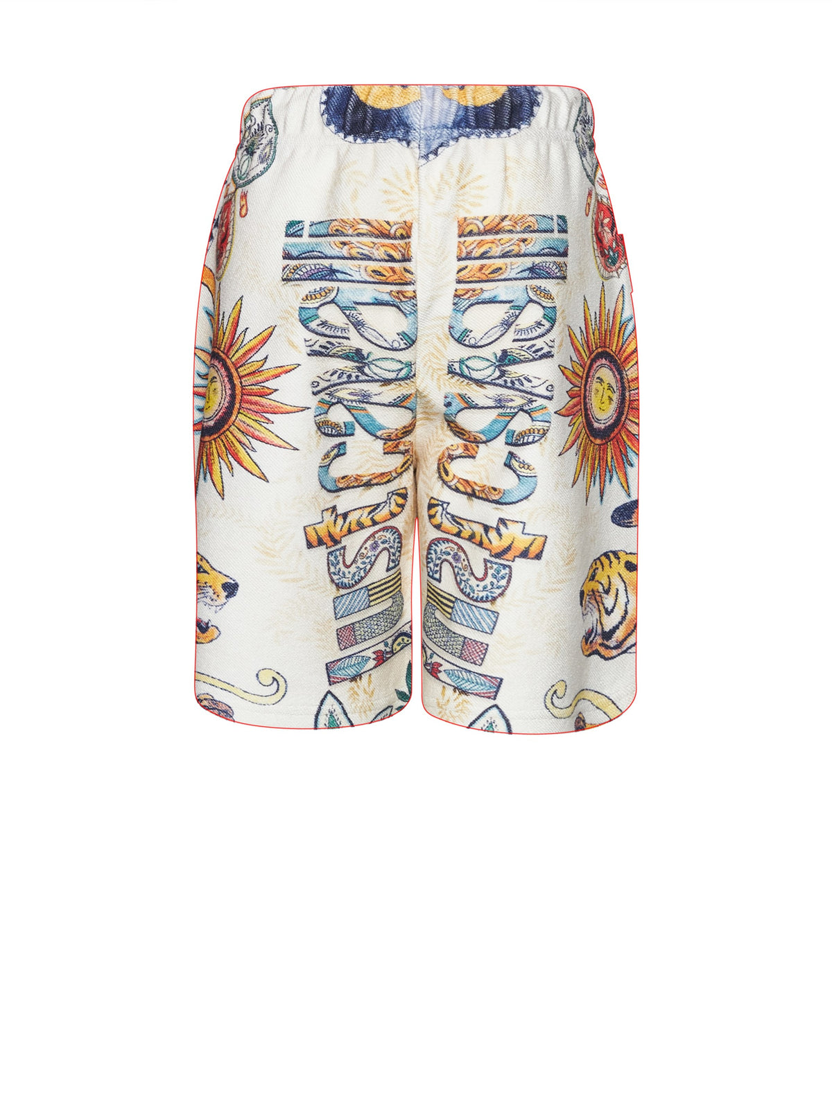 Bermuda uomo Just Cavalli con stampa jungle e lettere