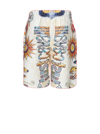 Bermuda uomo Just Cavalli con stampa jungle e lettere