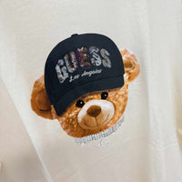 T-shirt Donna Guess Teddy Bear Hat