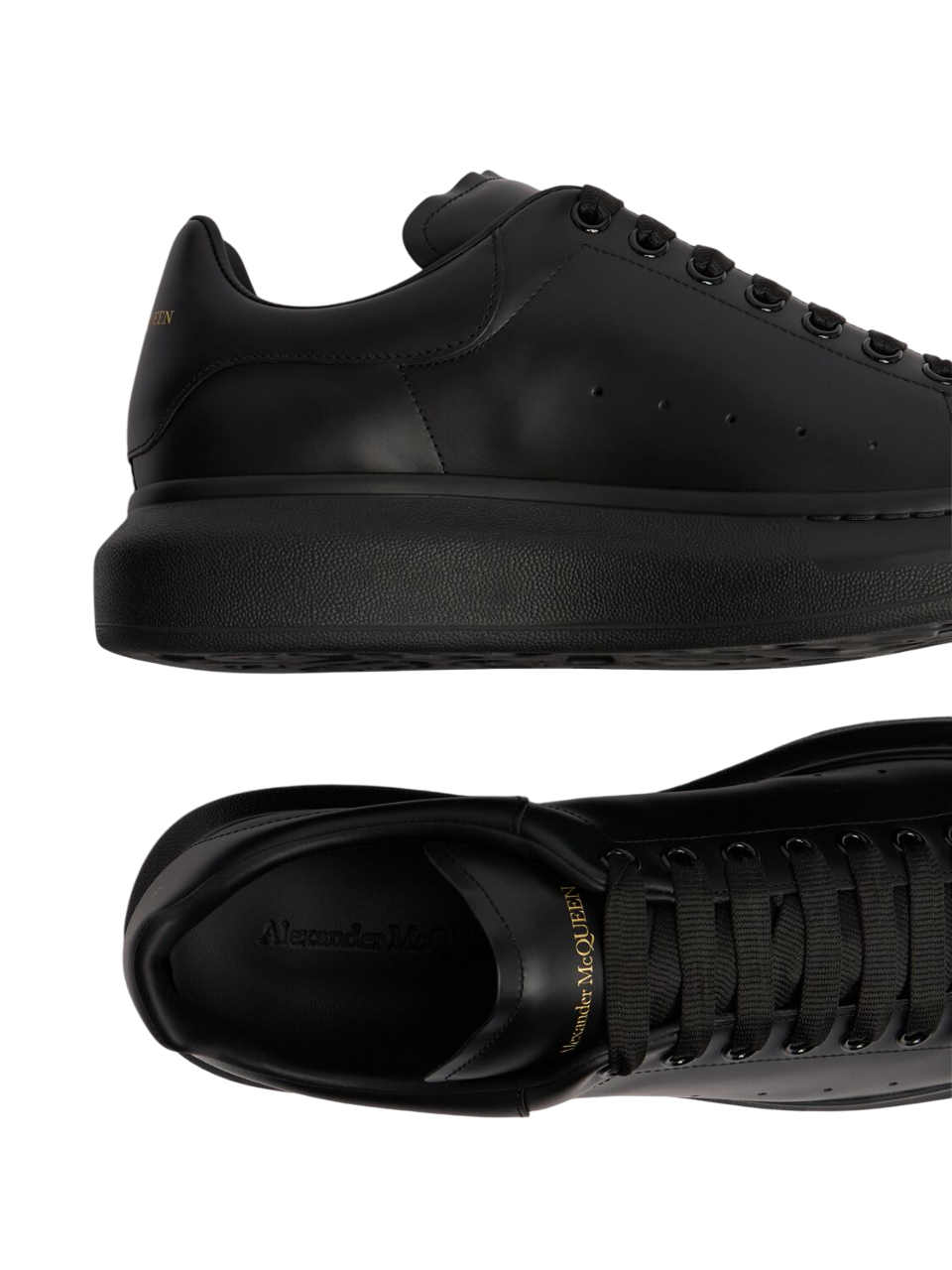 Scarpe Uomo McQUEEN Totale Black Oversize in Pelle