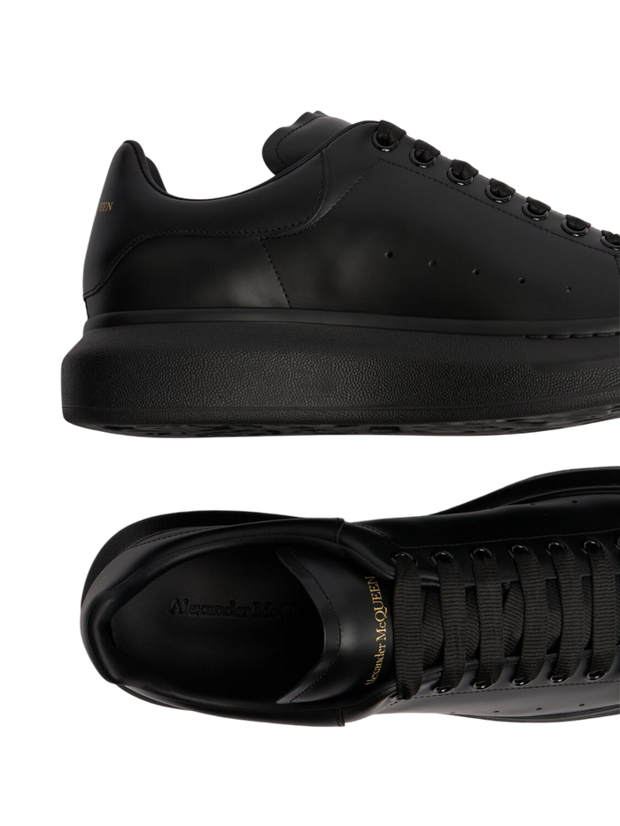 Scarpe Uomo McQUEEN Totale Black Oversize in Pelle