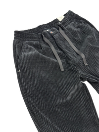 Pantalone Uomo BERNA In Velluto Polsini NERO