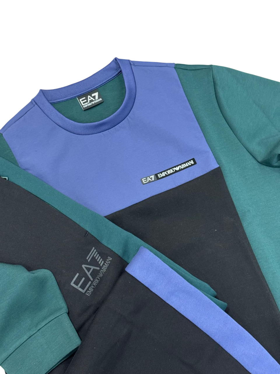 Tuta Uomo EA7 Emporio Armani Block Logo Catarifrangente