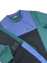 Tuta Uomo EA7 Emporio Armani Block Logo Catarifrangente