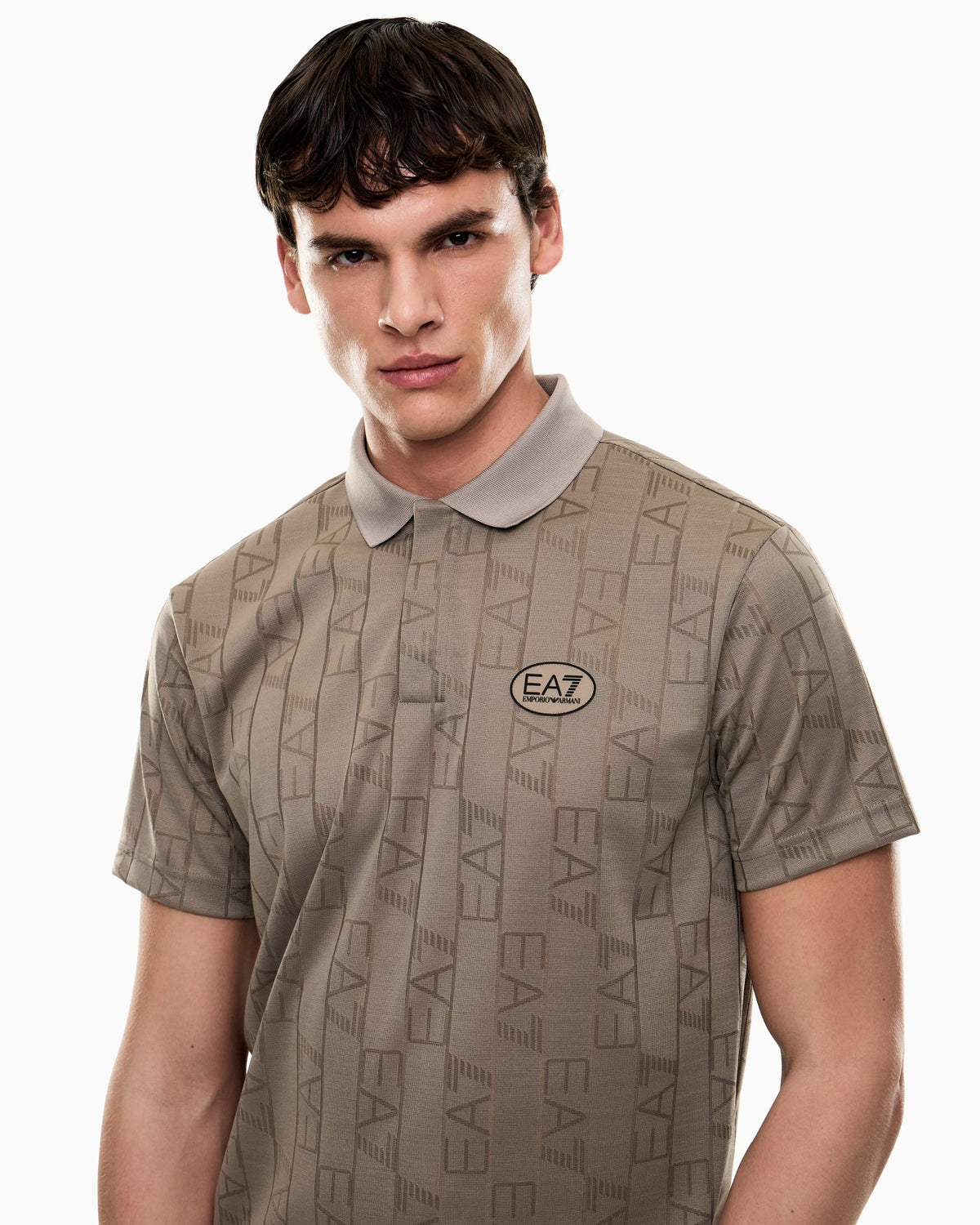 Polo Uomo Ea7 Emporio Armani in Tessuto Tecnico