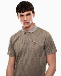 Polo Uomo Ea7 Emporio Armani in Tessuto Tecnico