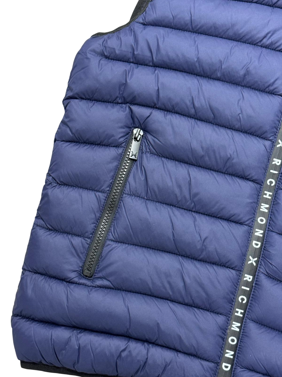 Smanicato Uomo Richmond X Gilet Zip Logo