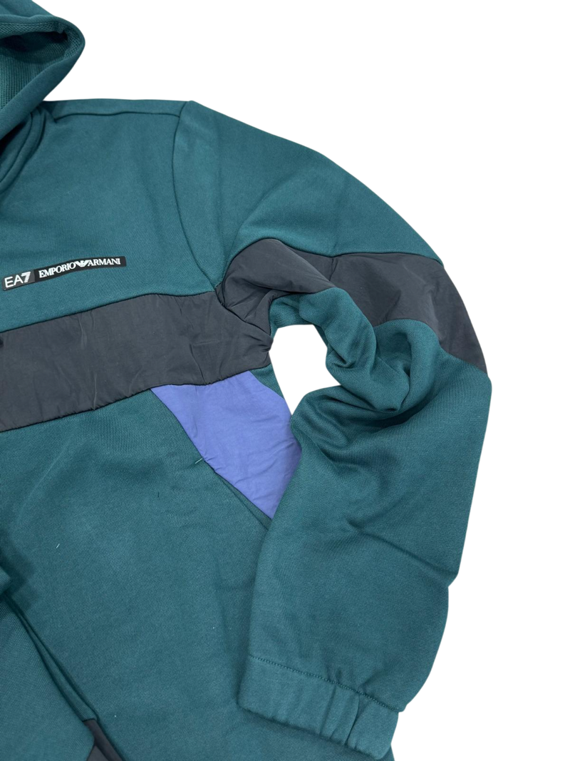 Tuta Uomo EA7 Emporio Armani Athletic Colour Block Misto Cotone