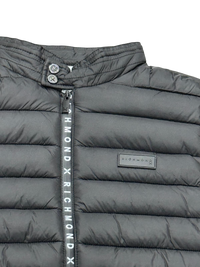 Smanicato Uomo Richmond X Gilet Zip Logo Black