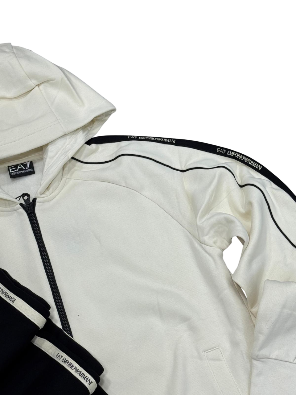 Tuta Uomo EA7 Emporio Armani Banda Felpata Full Zip