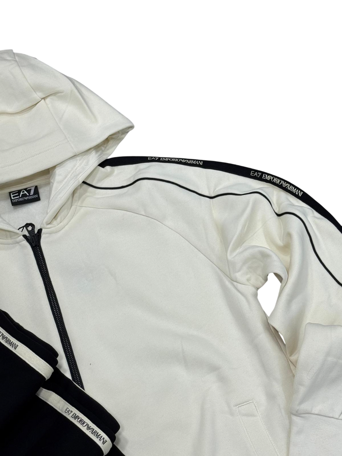 Tuta Uomo EA7 Emporio Armani Banda Felpata Full Zip