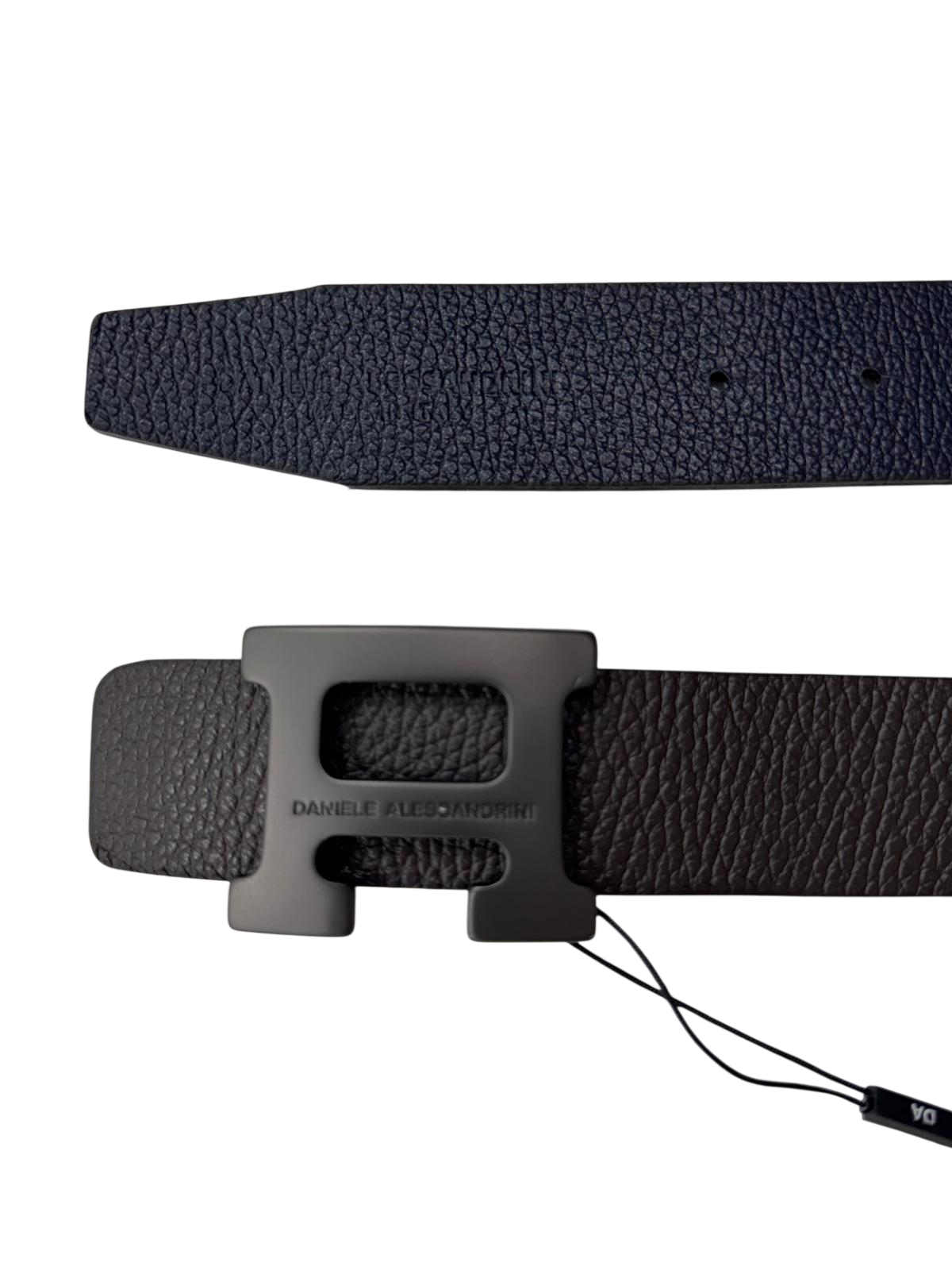 Cintura Uomo DANIELE ALESSANDRINI Double-Face Moro-Blu