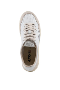 Scarpe Uomo AUTRY Medalist Low in pelle e suede Bianco
