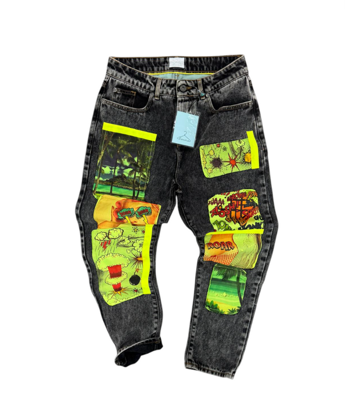 Jeans Uomo BERNA Patch Comics 60 Years