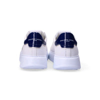 Scarpe Uomo Philippe Model Temple Low Man Bianco Blu Oceano