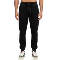 Pantalone Uomo BERNA In Velluto Polsini NERO