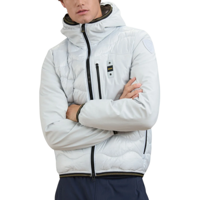 Giubbotto Uomo BLAUER Doppio Tessuto ALBERT Bianco