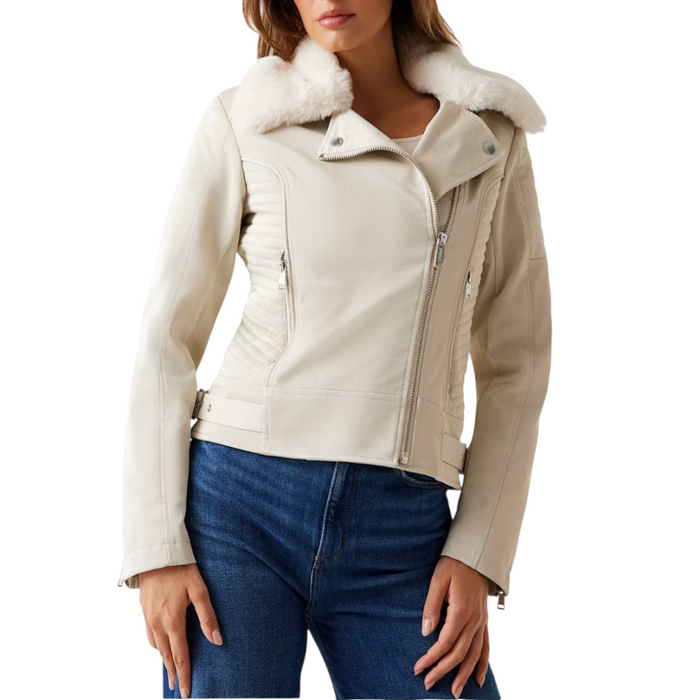 Giacca Donna GUESS in Similpelle Biker