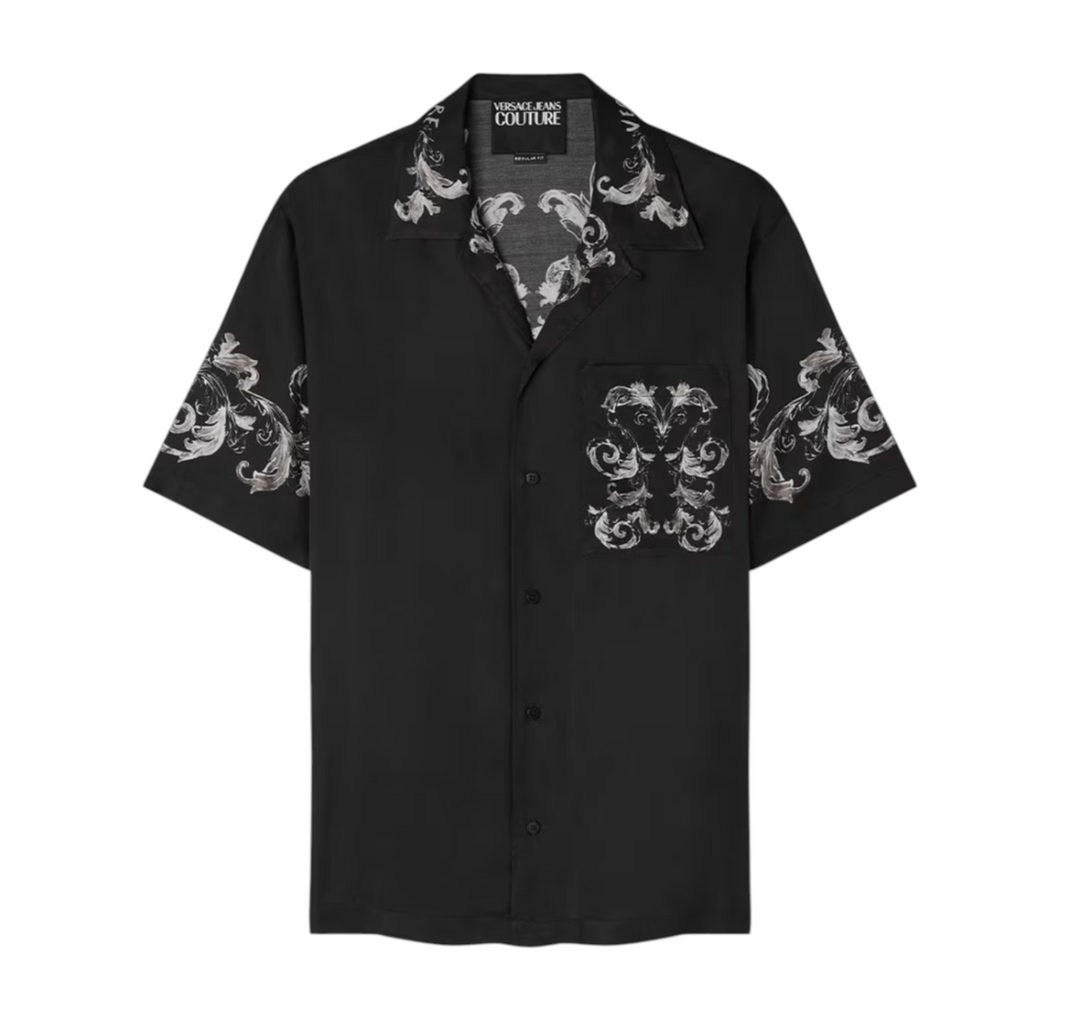 Camicia Uomo VERSACE JEANS COUTURE Fantasia Barocco Outline