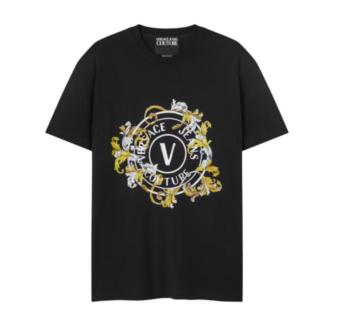 T-shirt Uomo VERSACE JEANS COUTURE V-Emblem Barocc
