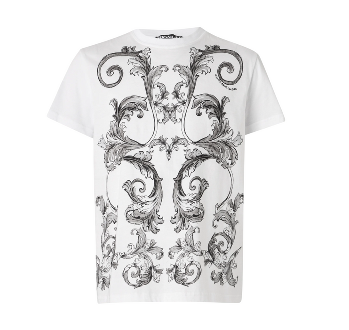 T-shirt Uomo VERSACE JEANS COUTURE Outline Barocco Slim