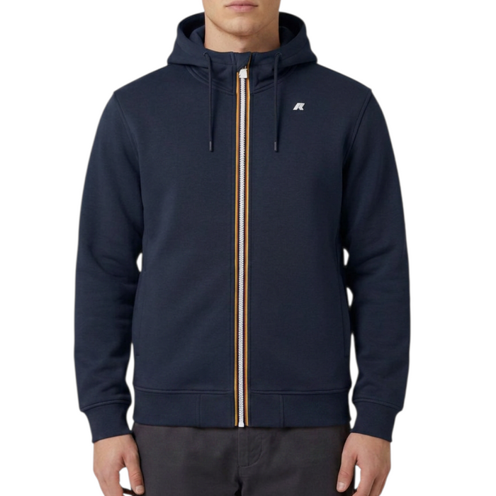 Felpa Uomo K-way Rainer Spacer Neoprene Blu