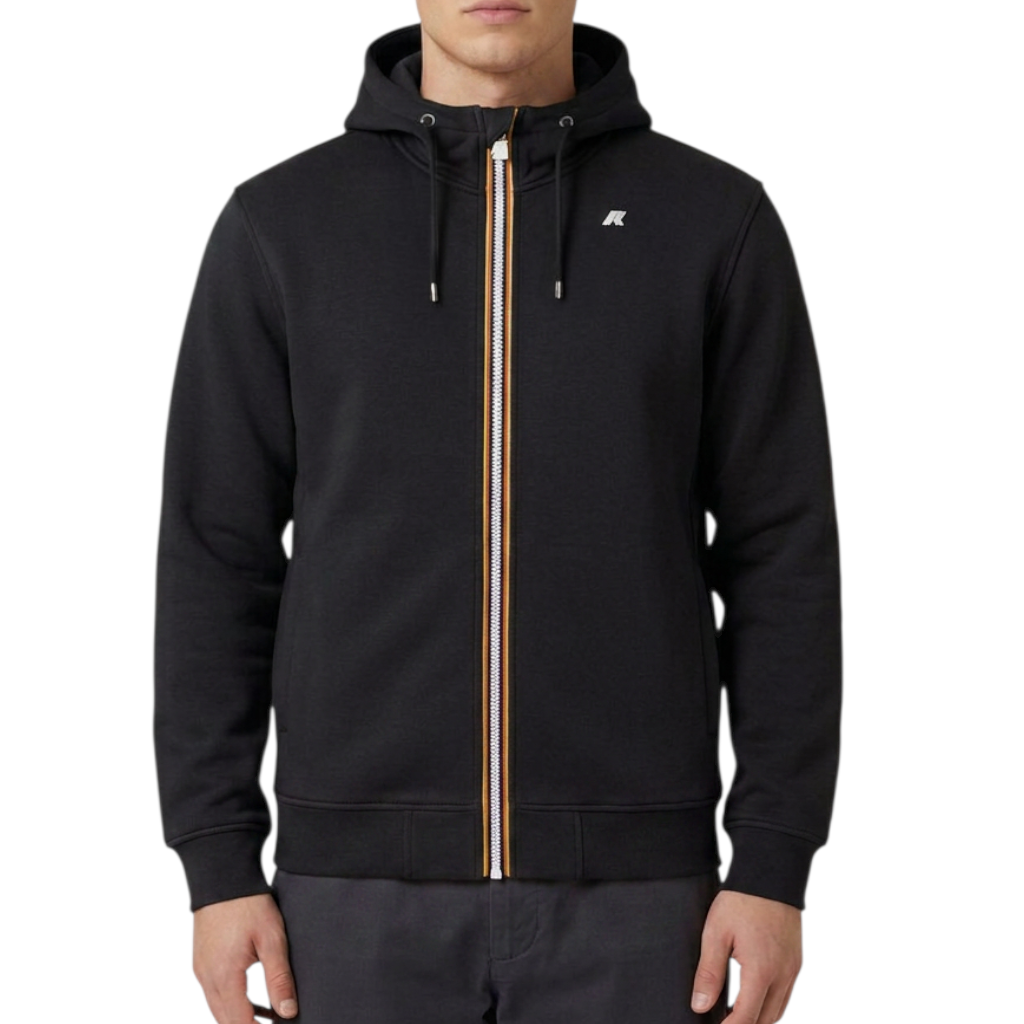 Felpa Uomo K-way Rainer Spacer Neoprene Black
