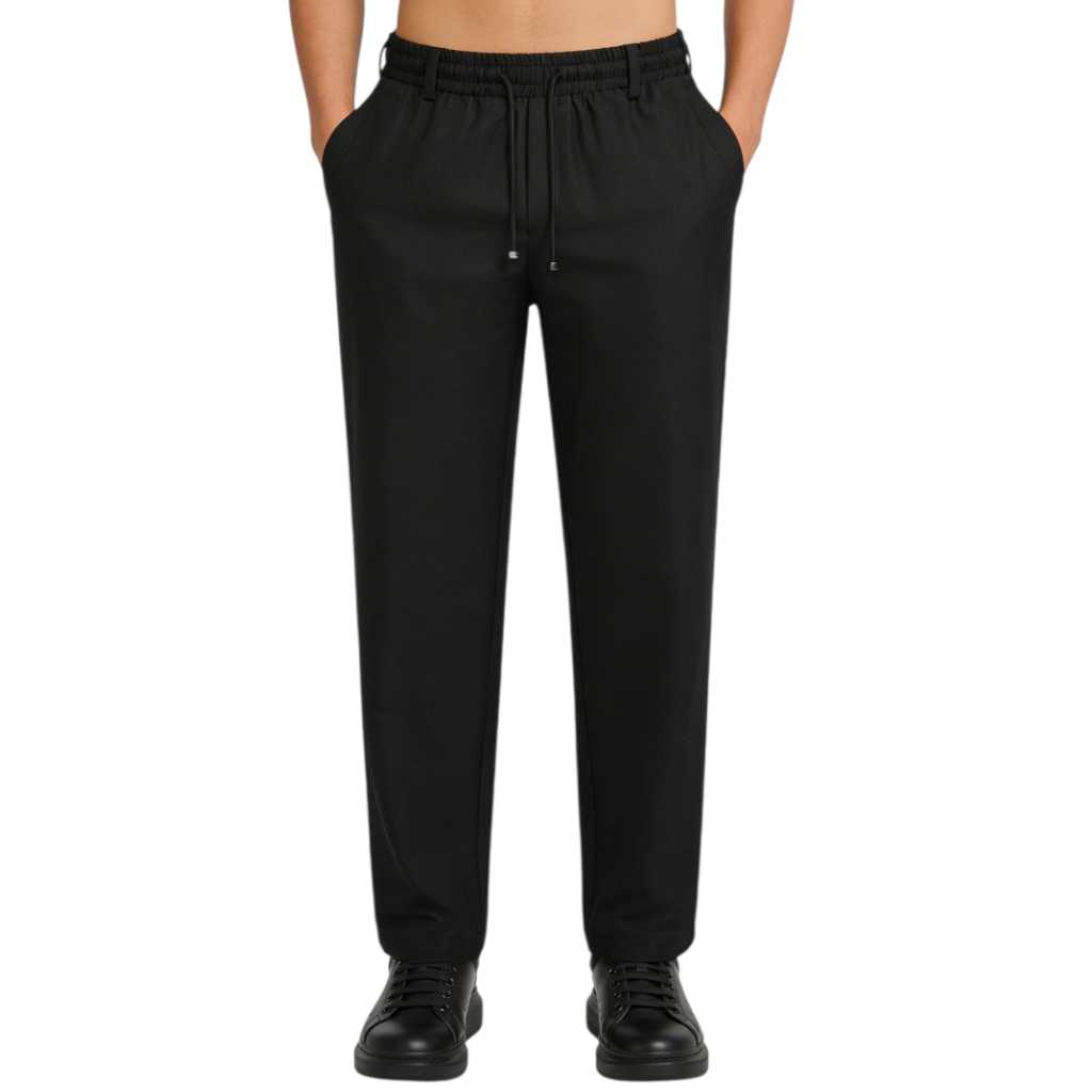 Pantalone Uomo Richmond X Jogger in Viscosa Nero