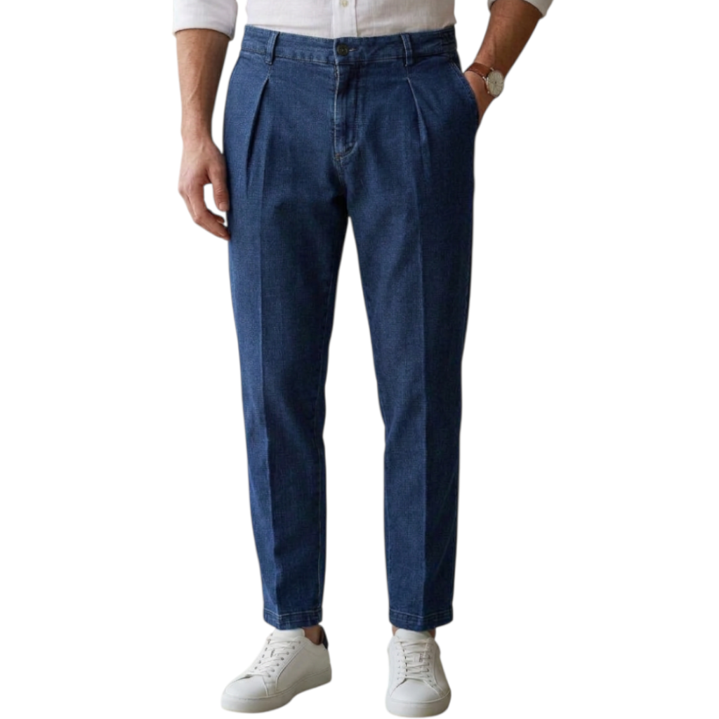 Pantalone Uomo FOUR.TEN  in Jeans Cotonato Denim