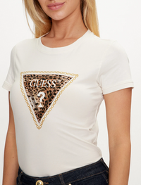 T-shirt Donna GUESS Logo Animalier