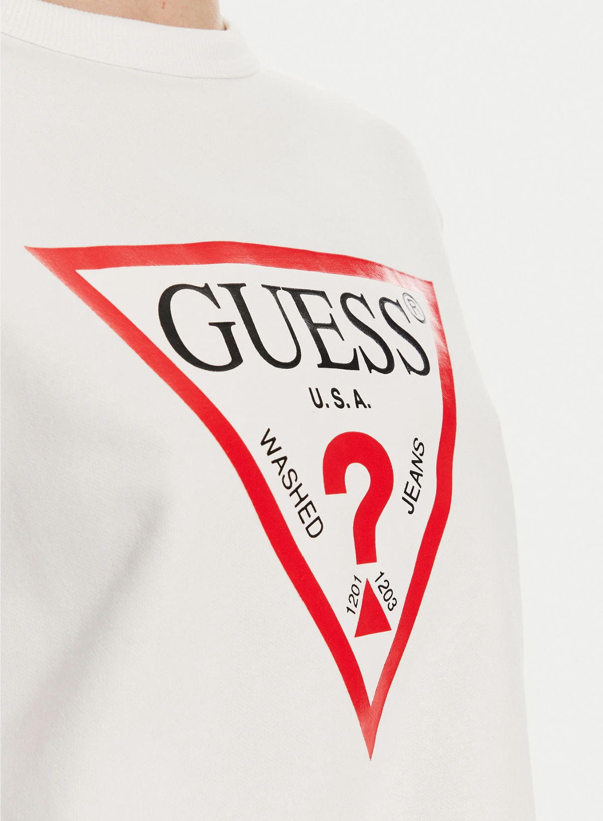 Felpa Donna GUESS Logo Triangle Regular fit