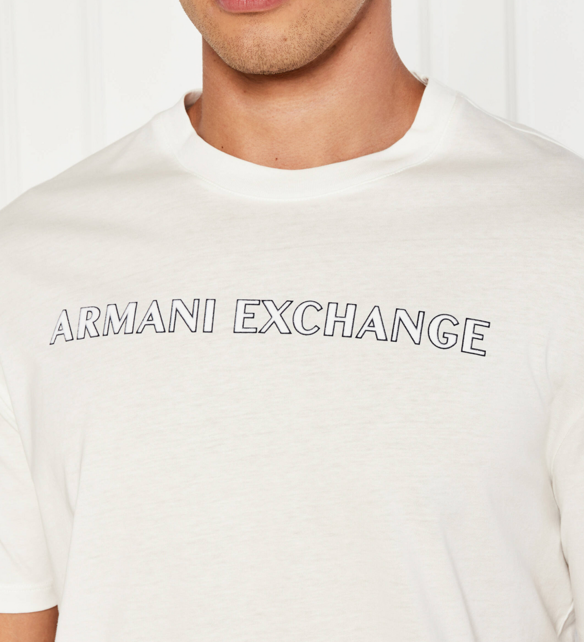 T-shirt Uomo ARMANI EXCHANGE logo raso