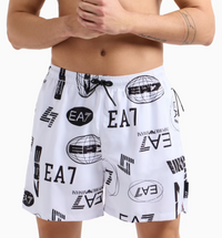 Costume Uomo EA7 Emporio Armani boxer Logo Series con stampa logo all-over