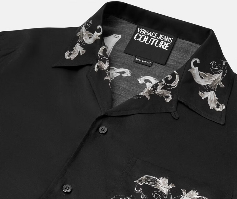 Camicia Uomo VERSACE JEANS COUTURE Fantasia Barocco Outline