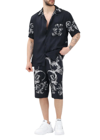 Camicia Uomo VERSACE JEANS COUTURE Fantasia Barocco Outline