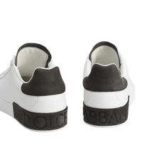Scarpe Uomo Dolce & Gabbana Portofino in Pelle di Vitello Cuoio