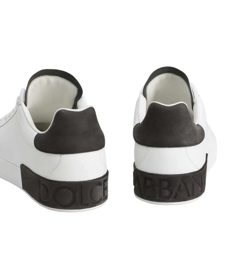 Scarpe Uomo Dolce & Gabbana Portofino in Pelle di Vitello Cuoio