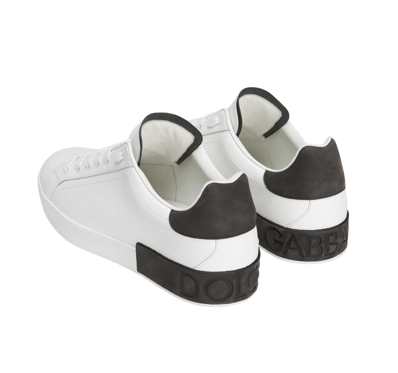 Scarpe Uomo Dolce & Gabbana Portofino in Pelle di Vitello Cuoio